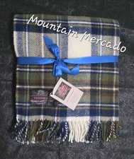 Tweedmill British Made 100% Wool Blanket 150cm X 183cm