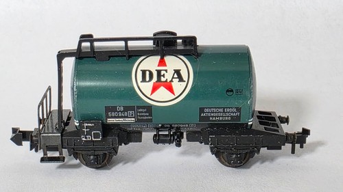 Vintage Spur N Minitrix Electric 3233 Kesselwagen DEA Blech Western Germany | Condition: Gebraucht