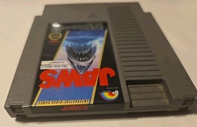 Jaws Original Classic Video Game for Nintendo NES 1985 Cartridge