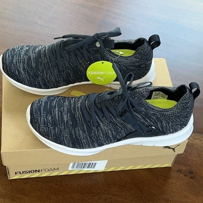 Size 7 Puma GOLF Laguna Fusion Knit Fusion Foam Navy New In Box Spikeless
