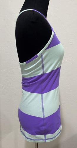 Serbatoio LULULEMON Power Y *Luon Light-Bold Stripe Power Purple taglia 6 - Foto 3 di 8