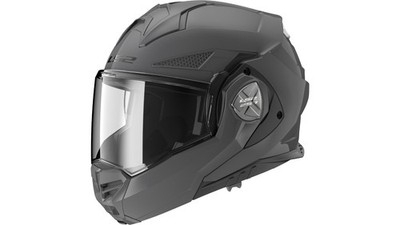 LS2 Klapphelm ''FF901 Advant X Solid'' Grau Nardo Modularer Umkehrbarer Helm Gr S 