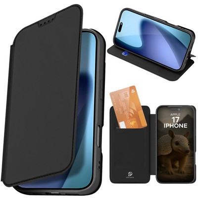 Handyhülle mit Klappe für iPhone 17 Dux Ducis Case Cover Schutz Hülle Schwarz