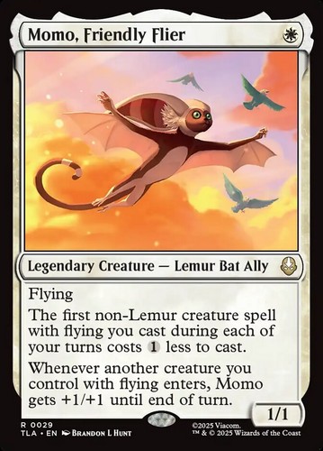 MTG Avatar R Momo, Friendly Flier #0029