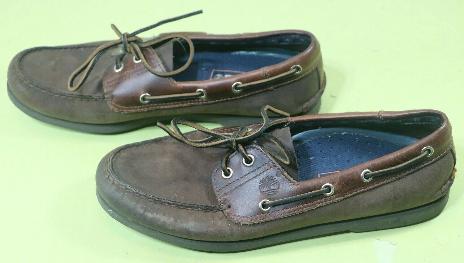 Timberland Classic 2 Eye US 10 5 M scarpe da barca uomo mocassini marrone scuro 71002