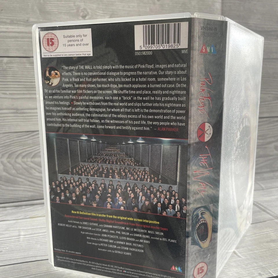 Pink Floyd The Wall Special Edition Vintage 1999 VHS video - Image 2 of 4