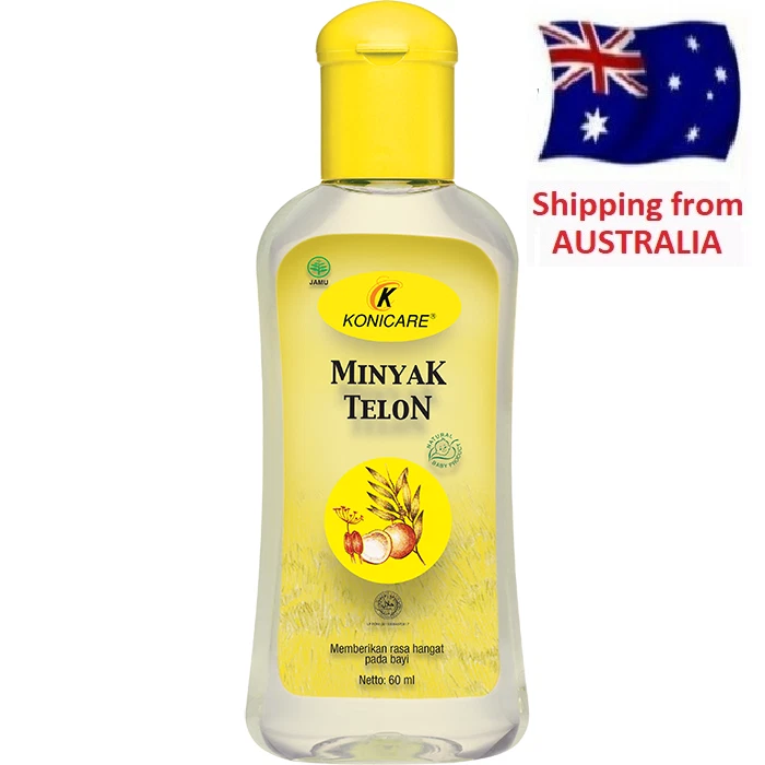 60 ml 125 ml Konicare Minyak Telon Warm Baby Oil Oleum Cajuputi Foeniculi