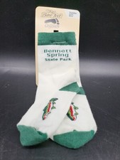 1 Pair Bennett Spring State Park Socks Size Toddler 3-8 New