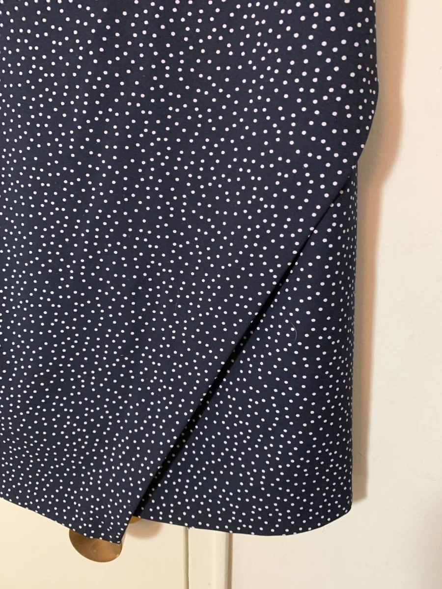 Zara polka hot sale dot dress navy