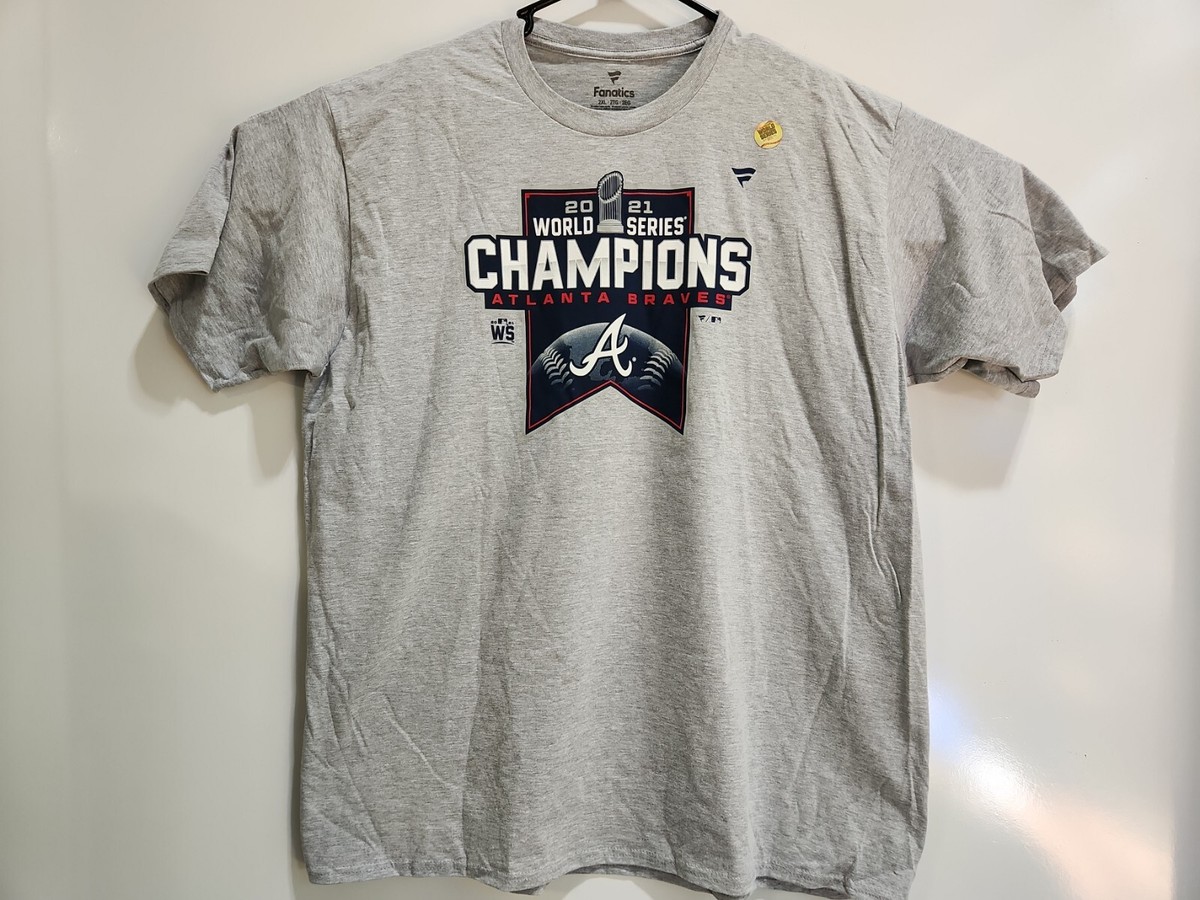 Atlanta Braves 2021 World Series Champions T-Shirt Locker