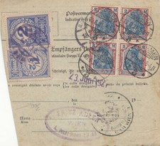 ÖSTERREICH NACHPORTO 1921 - 1,5 + 2 Kronen (Ank85+86) Nachporto + 6 x 2 Mk a ...