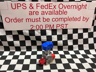 Swagelok Diaphragm Valve 1/4'' VCR, 6LVV-DPVR4-P, 6LVVDPVR4P, SHIPSAMEDAY