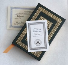 LONG WALK TO FREEDOM SIGNED LIMITED EDITION BY NELSON MANDELA - EASTON PRESS