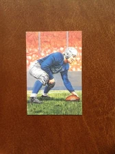 Alex Wojciechowicz Lions unsigned Goal Line Art Card with slight corner tip wear