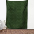 Renaissance Swirls Hunter Green Fabric - Victorian Damask Rococo ...