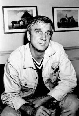 Canadian actor Leslie Nielsen , Madrid, Spain, 1968 OLD PHOTO