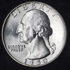 1950-P "HIGH GRADE" Washington Silver Quarter Dollar 25C - COINGIANTS -