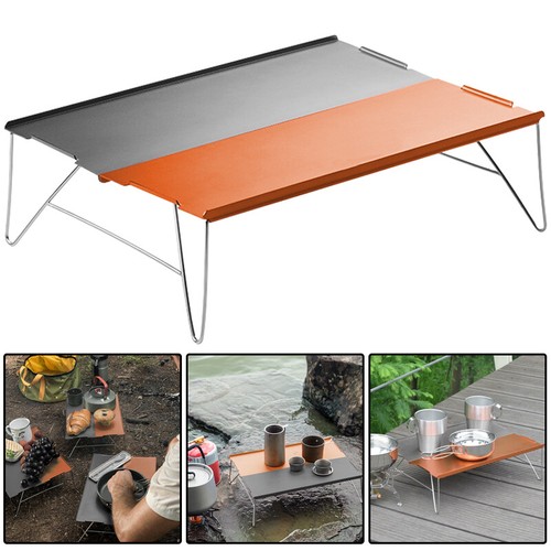 Folding Beach Table Aluminium Camping 