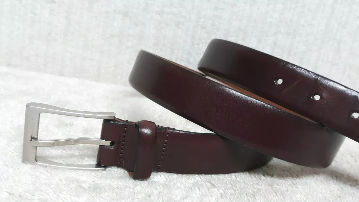 Oxblood dress hotsell belt