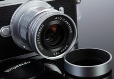 Voigtlander USA WARRANTY M 50mm F3.5 USA APO LANTHAR Silver Type II all Leica M