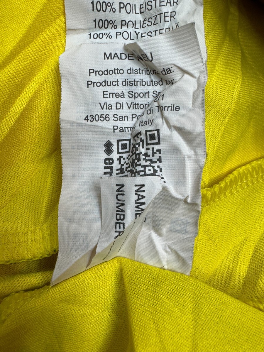 Maillot Football Norwich City Extérieur Errea 2016/2017 - Taille 4XL - Très Bon état