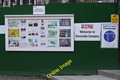 Photo 6x4 Community Notice Board Glasgow Provided by Sir Robert McAlpine  c2014