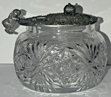 Radcliffe Pewter Bunny Rabbit PC2922 with Cut Crystal