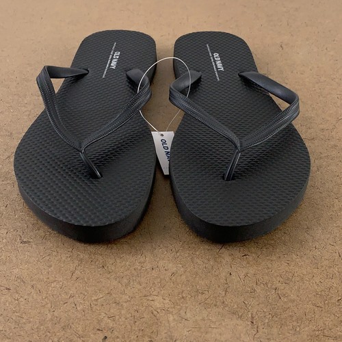 Old Navy Women's Shoe Size 8 Black Flip-Flop Sandals NWT