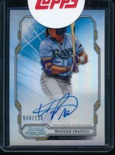 WANDER FRANCO AUTO 2019 Bowman Sterling Autograph REFRACTOR /150 TOPPS SEALED RC