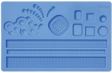 WILTON 2551 - Stampo Silicone GIOIELLI blu per dolci pasta gomma e fondente