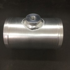 Aluminium Hose Joiner With 1/8 NPT Boss Adaptor Weld On To Tube For Meth Coolant