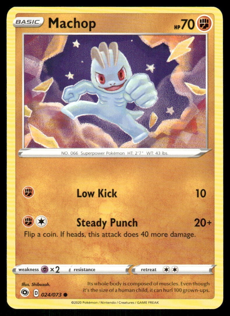 Machop 024/073 Champions Path Pokemon TCG trading card