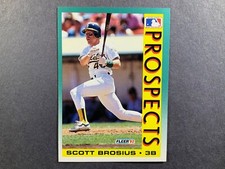 1992 Fleer - Prospects Scott Brosius #671 (RC)