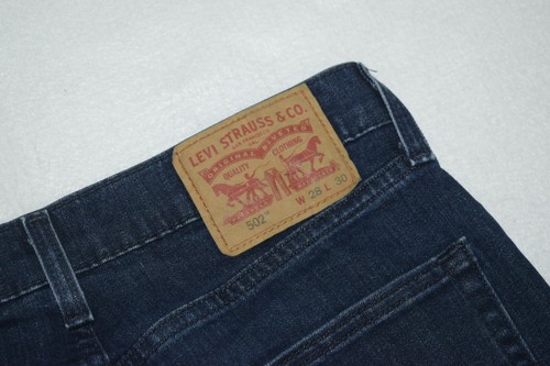 Levi's 502 Performance Slim Tapered Stretch Denim Blue Jeans Mens Size 28 x  30 | eBay