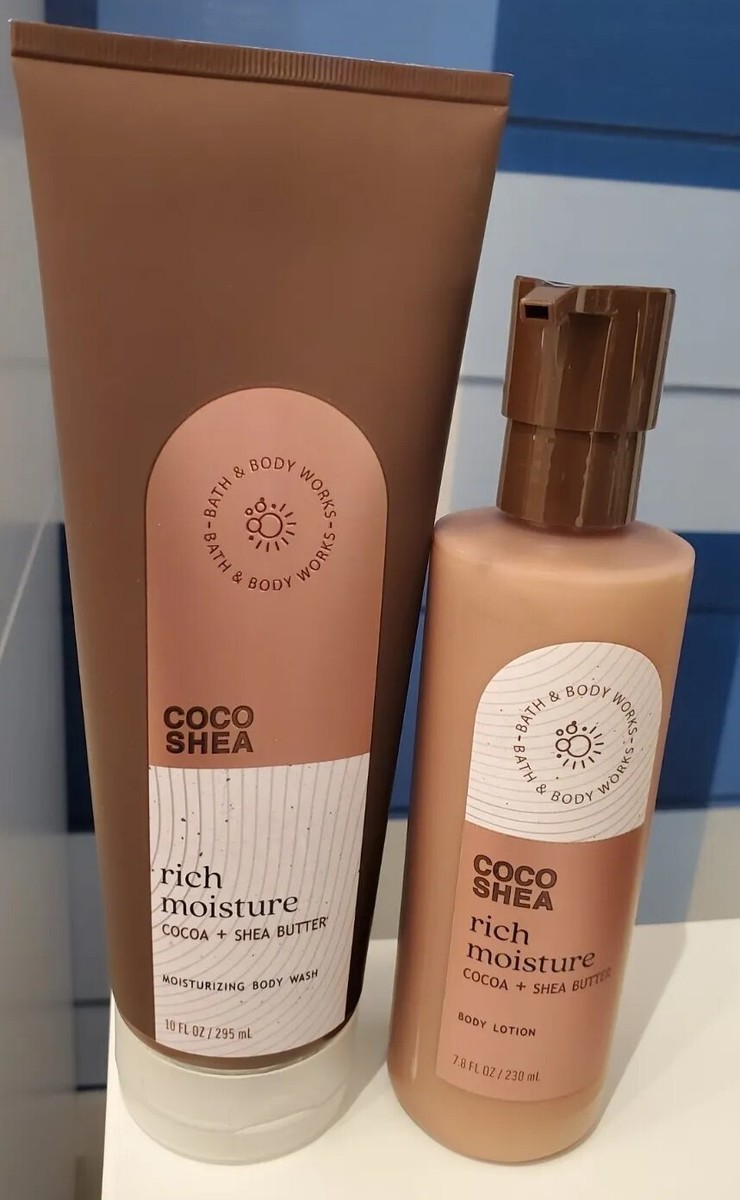 2 PCS BATH & BODY WORKS COCO SHEA RICH MOISTURE BODY LOTION