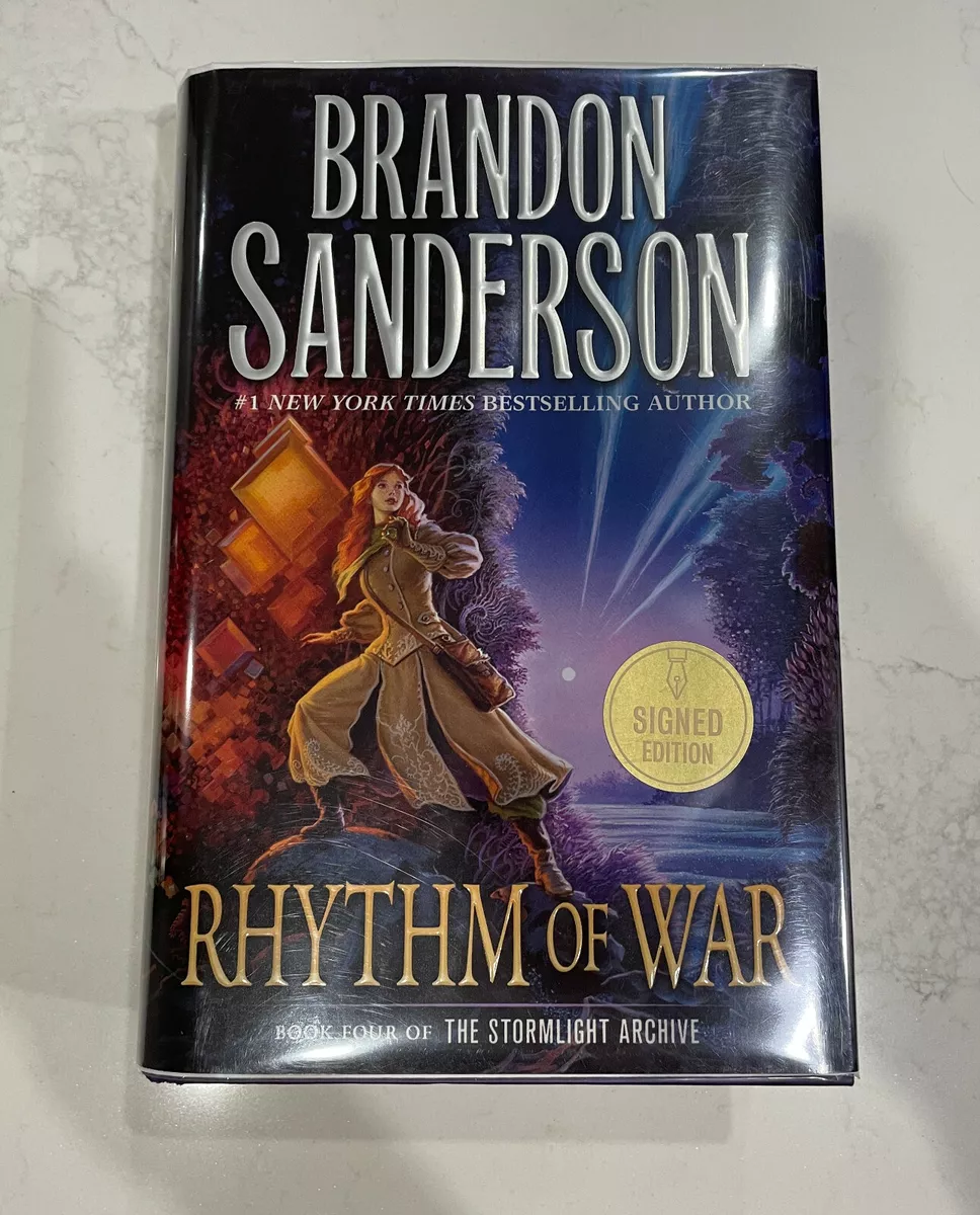 Buy Rhythm of War by Brandon Sanderson signed 1st edition book