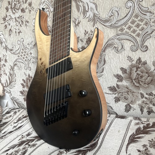 Trapunta chitarra elettrica Fanned Fret 8 corde acero top full size chitarra standard - Foto 5 di 11