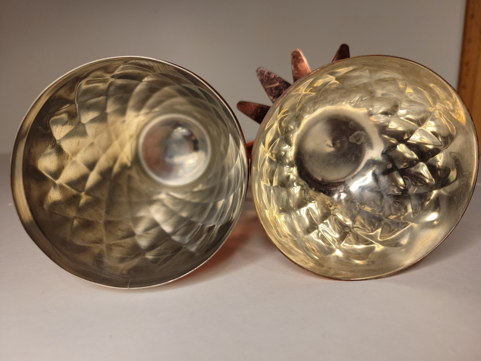 Pineapple Cocktail Shaker Drink Mixer Stainless Steel Copper Finish Bar