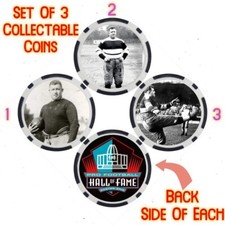 PETE HENRY - PRO FOOTBALL HALL OF FAME - COLLECTABLE COIN SET