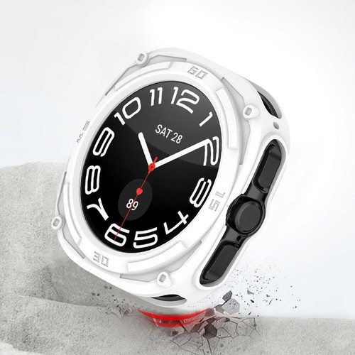 TPU Watch Case Bumper Case Cover for Samsung Galaxy Watch 7 Ultra 47mm(White) - Zdjęcie 5 z 8
