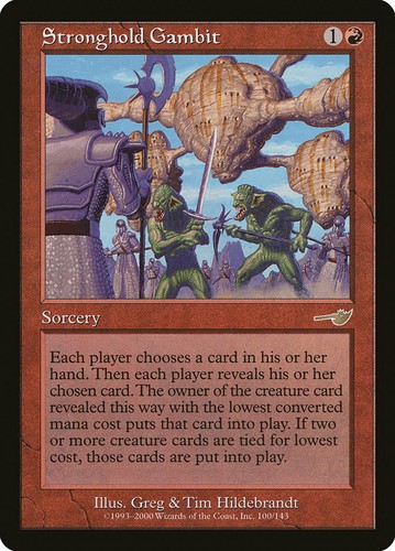 TOP Stronghold Gambit / Felsenburg-Gambit - NEMESIS - englisch (fine -) Rare