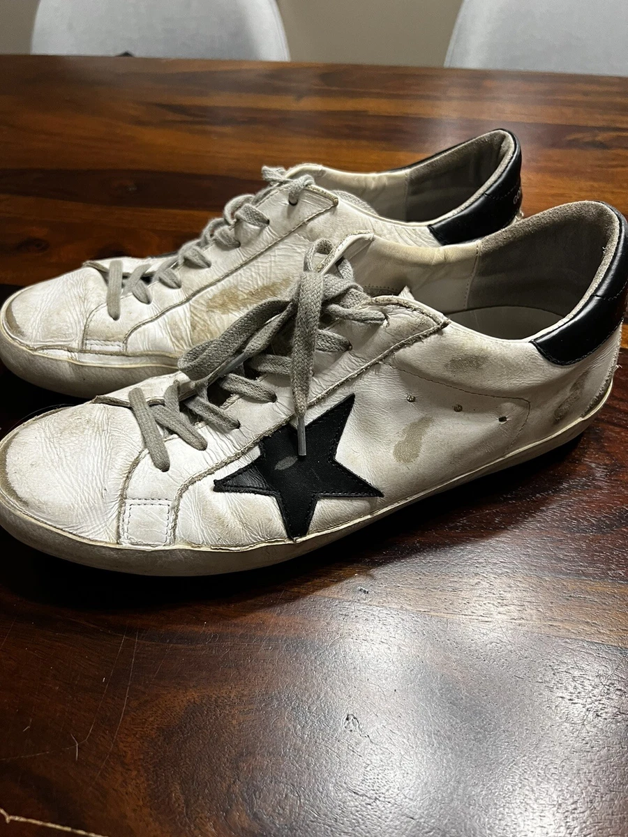 golden goose superstar leather sneakers