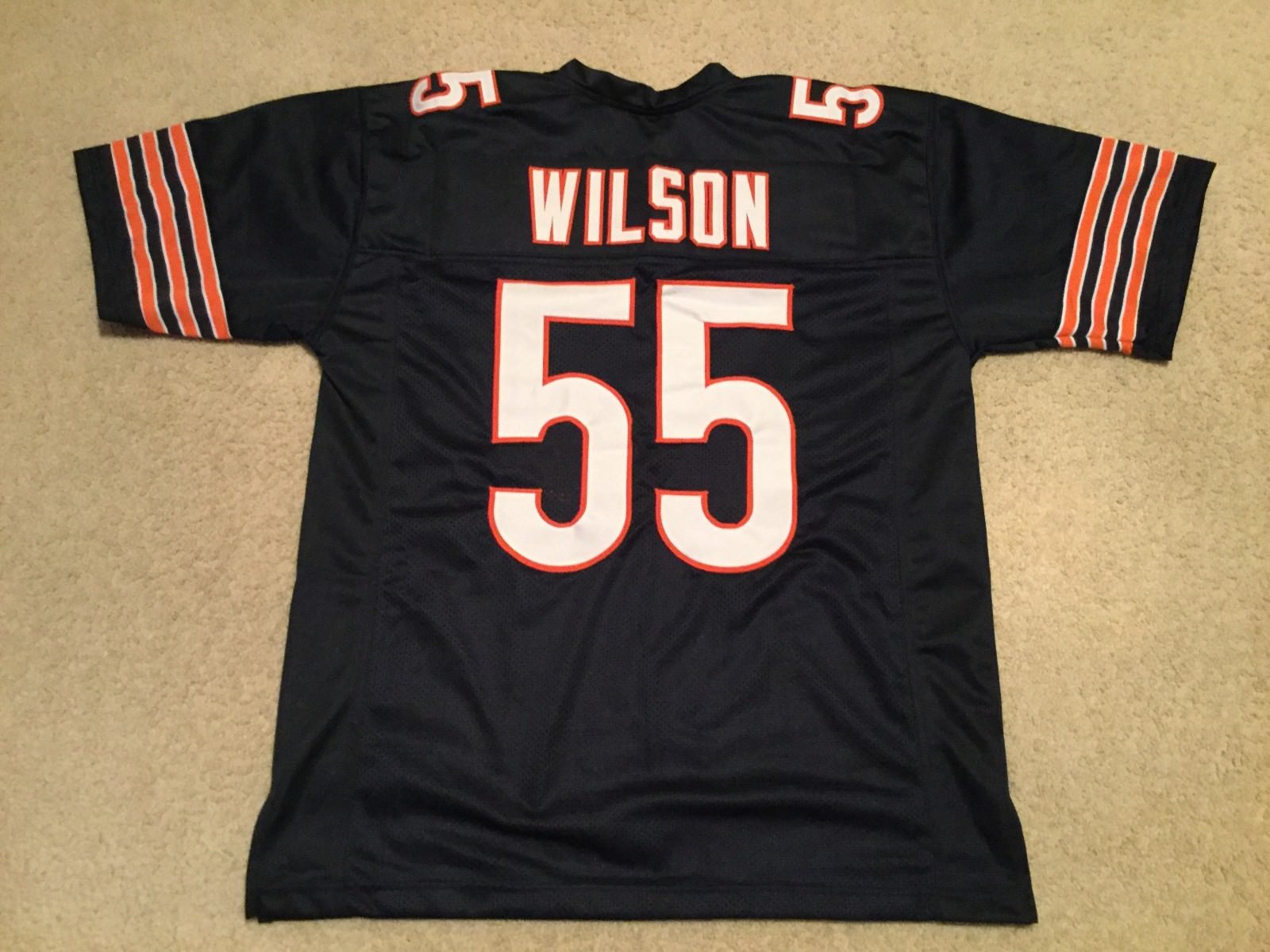 UNSIGNED CUSTOM Sewn Stitched Andy Russell Black Jersey
