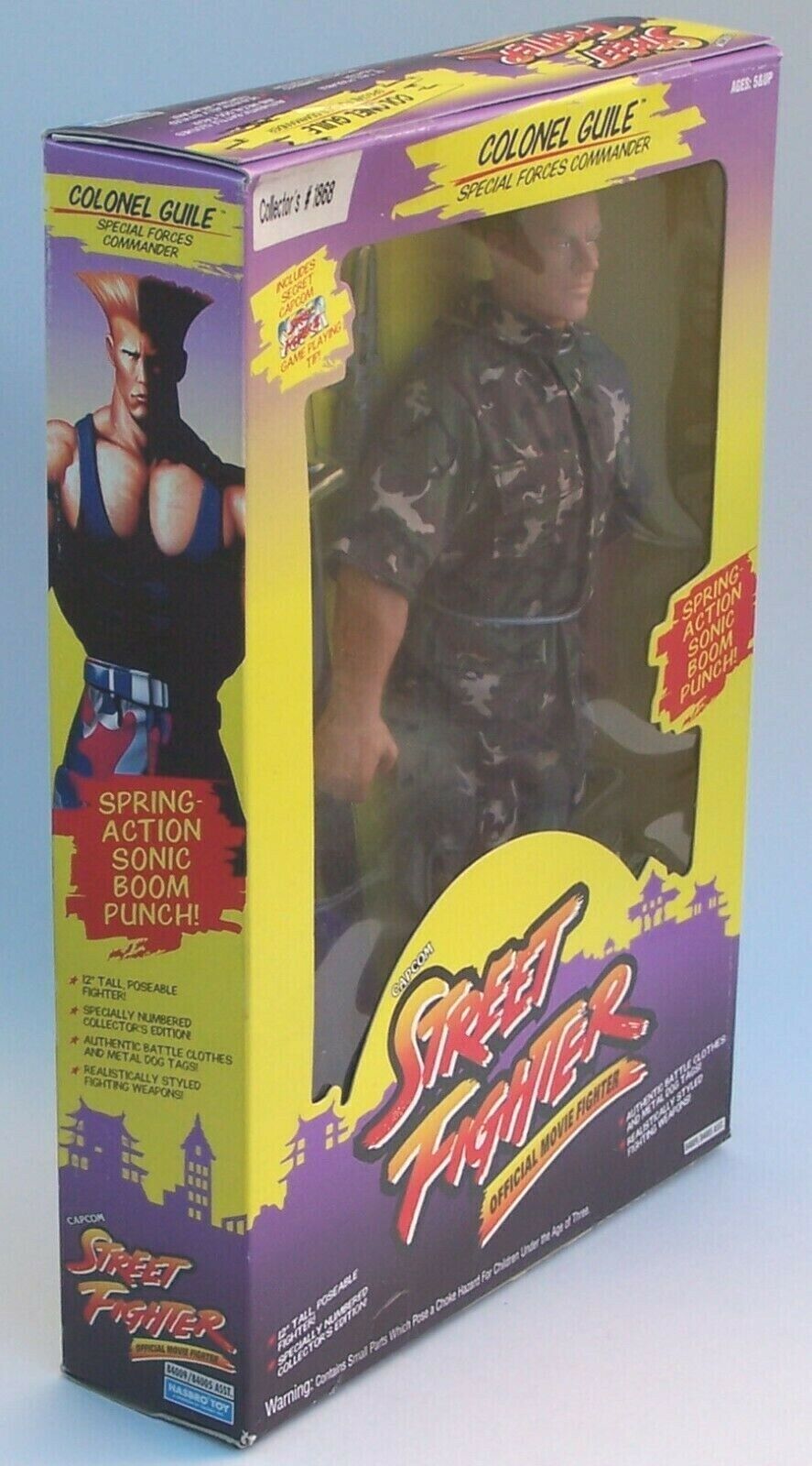 Guile Street Fighter Original Neca 18 Cm Soldado Coronel