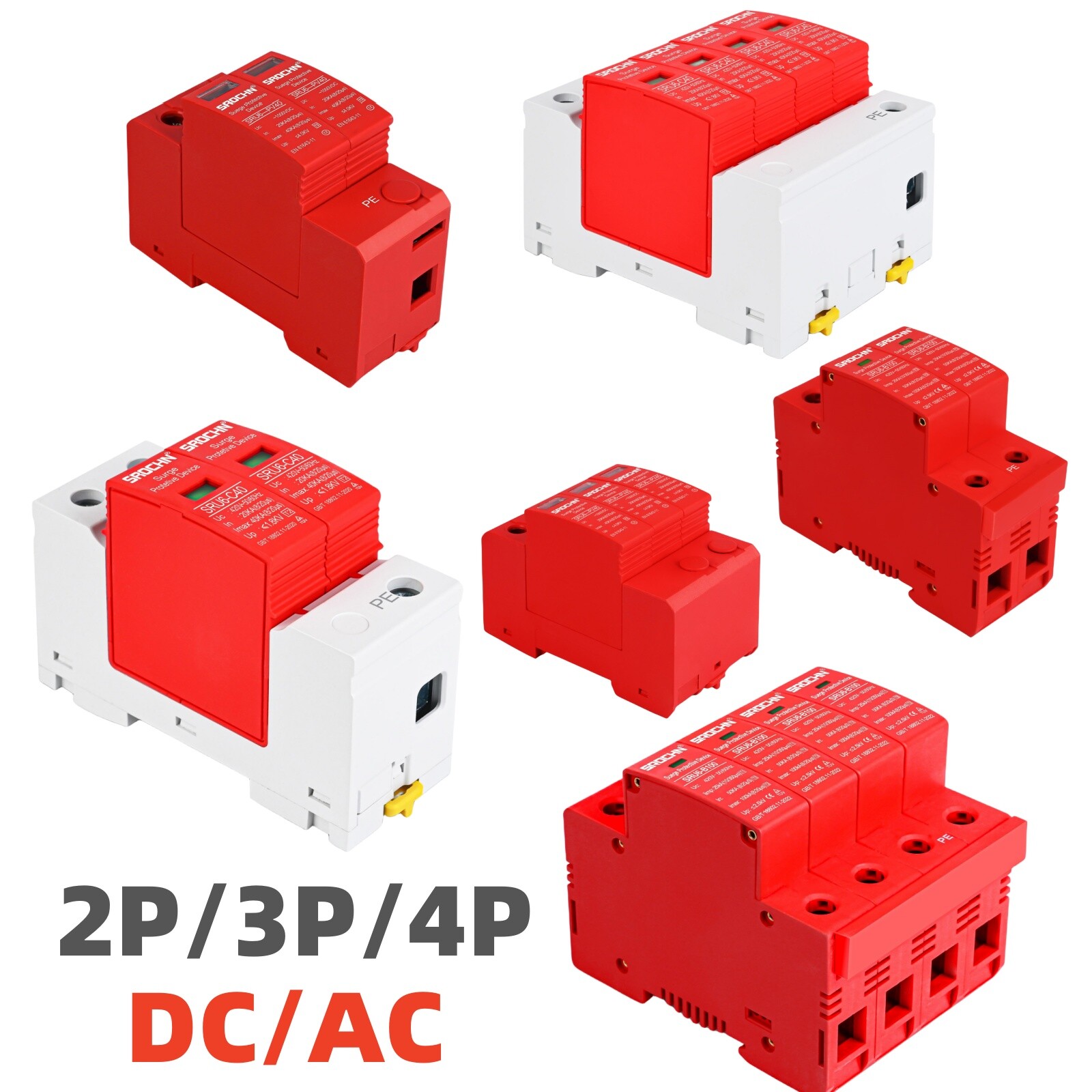 KNMIPJD Überspannungsschutz PV Anlage DC 1000V | Blitzschutz Für Solaranlagen | Einfache DIN-Schienen-Montage