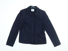 Dickins & Jones Womens Blue Jacket Coat Size 12 Snap