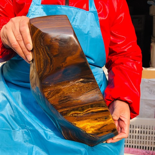 16.41LB Natural Tiger's-Eye Rough raw Stone Rock Specimen Madagascar Healing - Picture 14 of 17