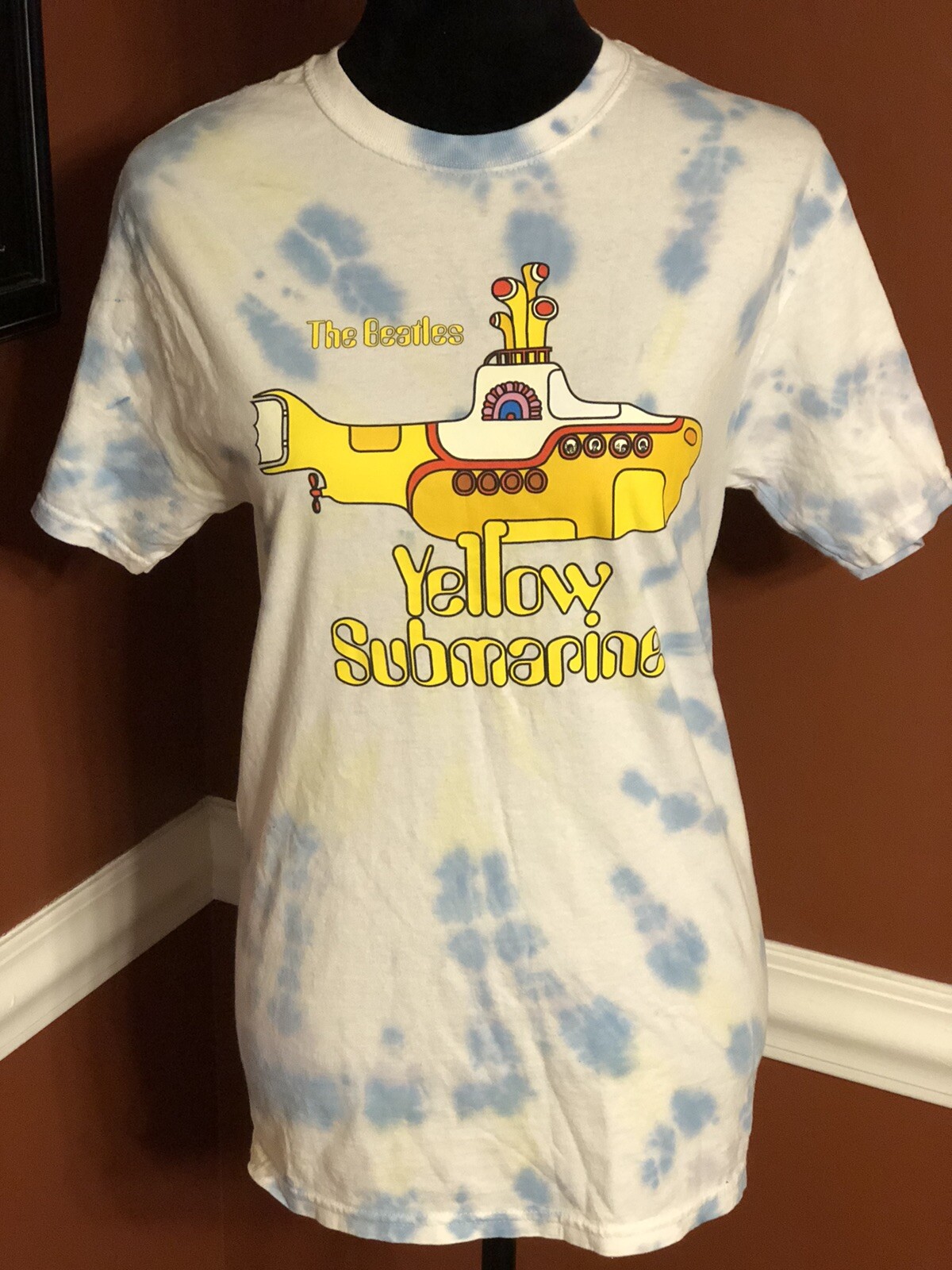 The Beatles Yellow Submarine Band Tee T Shirt Size XS… Gem