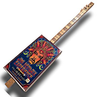 The Hendrix art Box Guitar 3tpv Tribute By Matteacci's International