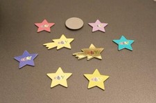 eBay Sternschnuppen Gold Gelb Komplett Sterne Magneten Gr&uuml;n Gelb Gr&uuml;n Sammler
